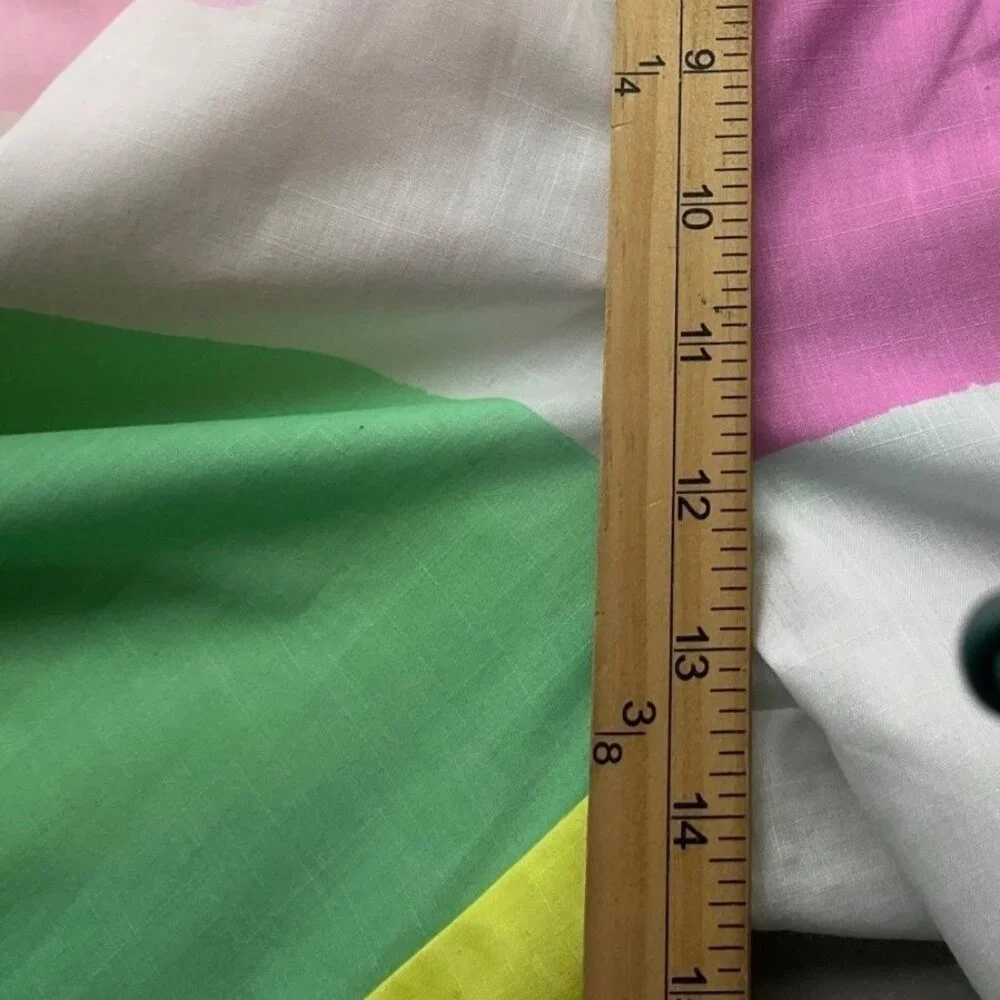 Kulani Kinis  Large Colorful Hibiscus Print Wide-Leg Pull-On Pants - Picture 12 of 14